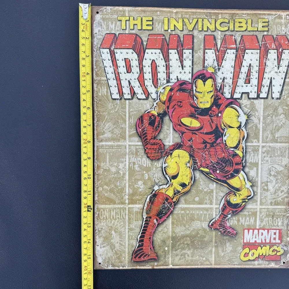 Iron Man Wall Decor‎ Marvel Comics Tin Sign 2012